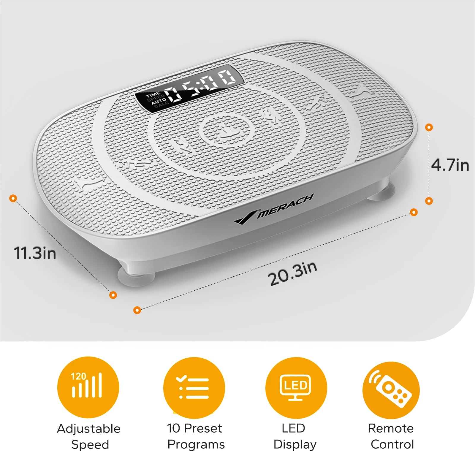 Vibration Plate Exercise Machine Whole Body Workout Power Vibrate Fitness Platform Vibration Plate Weight Loss & Shaping